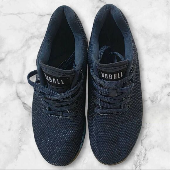 Nobull Superfabric Trainer Low Sneakers Navy Blue Womens Size 6.5 Mens 5 - Picture 5 of 11